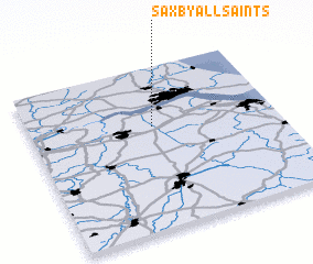 3d view of Saxby All Saints