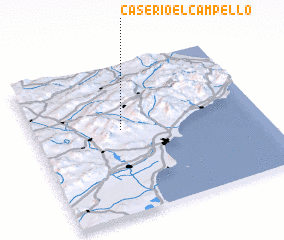 3d view of Caserío El Campello