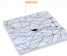 3d view of Marigné