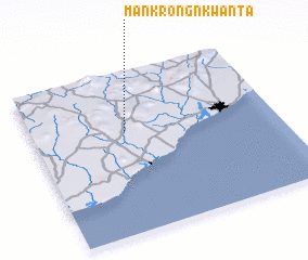 3d view of Mankrong Nkwanta