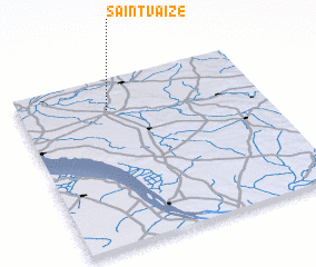 3d view of Saint-Vaize