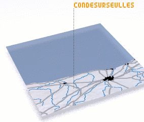 3d view of Condé-sur-Seulles