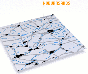 3d view of Woburn Sands