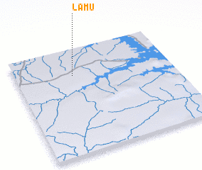 3d view of Lamu