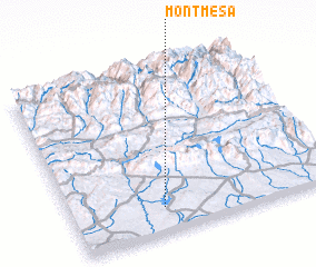 3d view of Montmesa