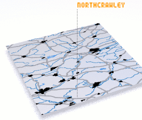 3d view of North Crawley