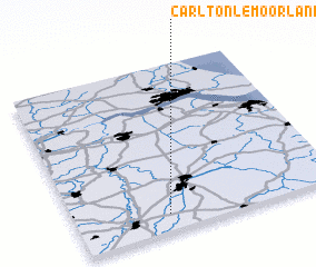 3d view of Carlton le Moorland