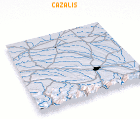 3d view of Cazalis