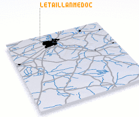 3d view of Le Taillan-Médoc