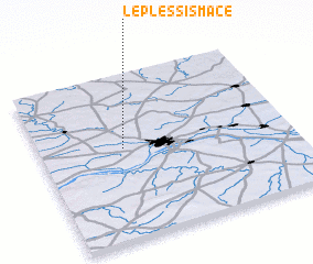 3d view of Le Plessis-Macé