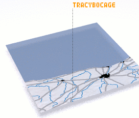 3d view of Tracy-Bocage