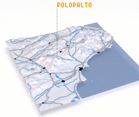 3d view of Polop Alto