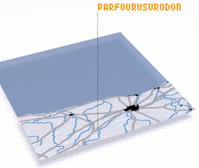 3d view of Parfouru-sur-Odon