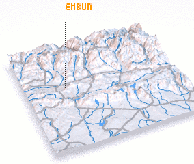 3d view of Embún