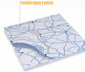 3d view of Tonnay-Boutonne