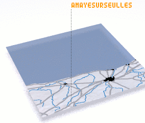 3d view of Amayé-sur-Seulles