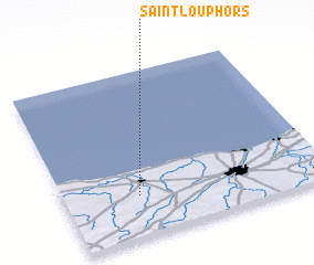 3d view of Saint-Loup-Hors