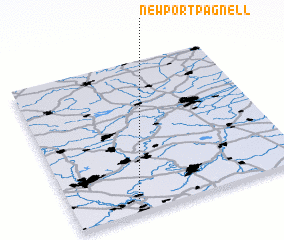 3d view of Newport Pagnell