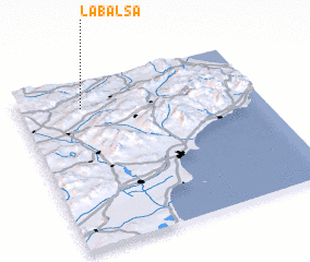 3d view of La Balsa