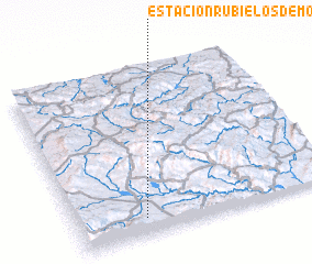 3d view of Estación Rubielos de Mora