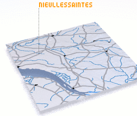 3d view of Nieul-lès-Saintes