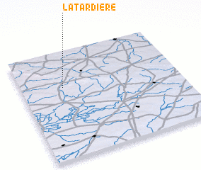 3d view of La Tardière