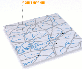 3d view of Saint-Mesmin