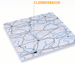 3d view of Clerbrie Basse