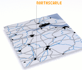 3d view of North Scarle