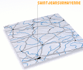 3d view of Saint-Jean-sur-Mayenne