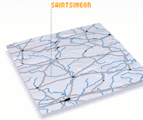 3d view of Saint-Siméon