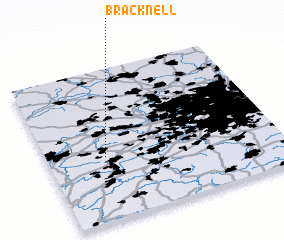 3d view of Bracknell