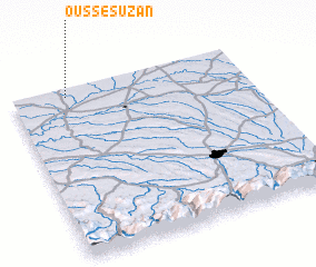 3d view of Ousse-Suzan