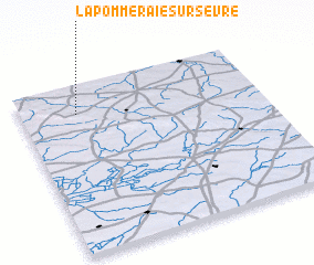 3d view of La Pommeraie-sur-Sèvre