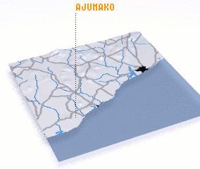 3d view of Ajumako