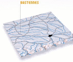 3d view of Bastennes