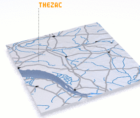 3d view of Thézac