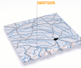 3d view of Saint-Goin