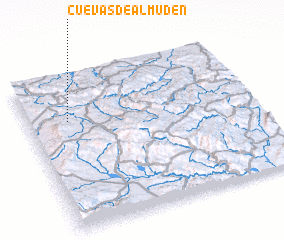 3d view of Cuevas de Almudén