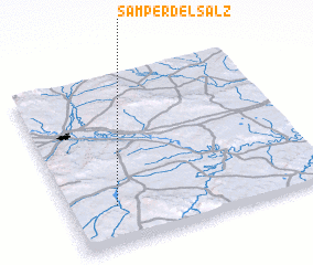 3d view of Samper del Salz