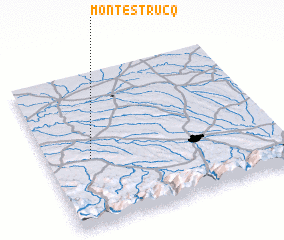 3d view of Montestrucq