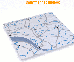 3d view of Saint-Yzans-de-Médoc