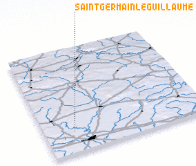 3d view of Saint-Germain-le-Guillaume