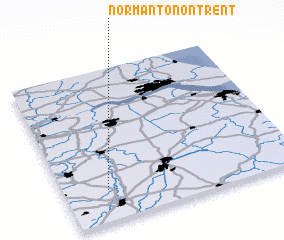 3d view of Normanton on Trent