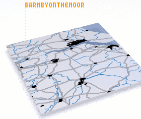 3d view of Barmby on the Moor