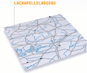 3d view of La Chapelle-Largeau