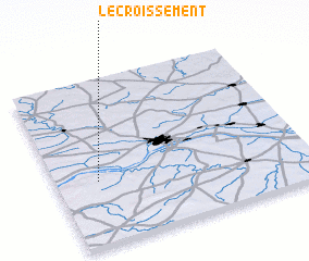 3d view of Le Croissement