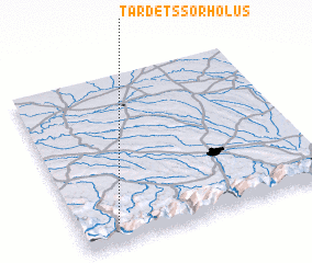 3d view of Tardets-Sorholus