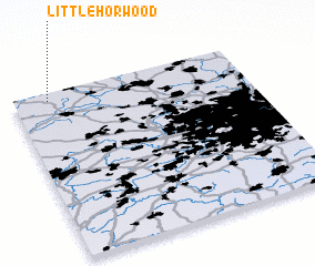 3d view of Little Horwood