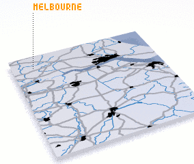 3d view of Melbourne